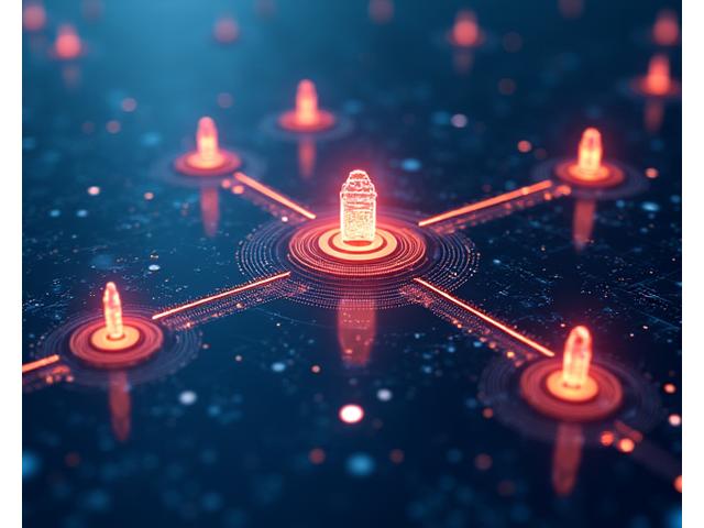 Concetto visivo di dati che scorrono in modo controllato tra entità con firewall attivi e chiavi di sicurezza, enfatizzando la protezione nella condivisione con terze parti.